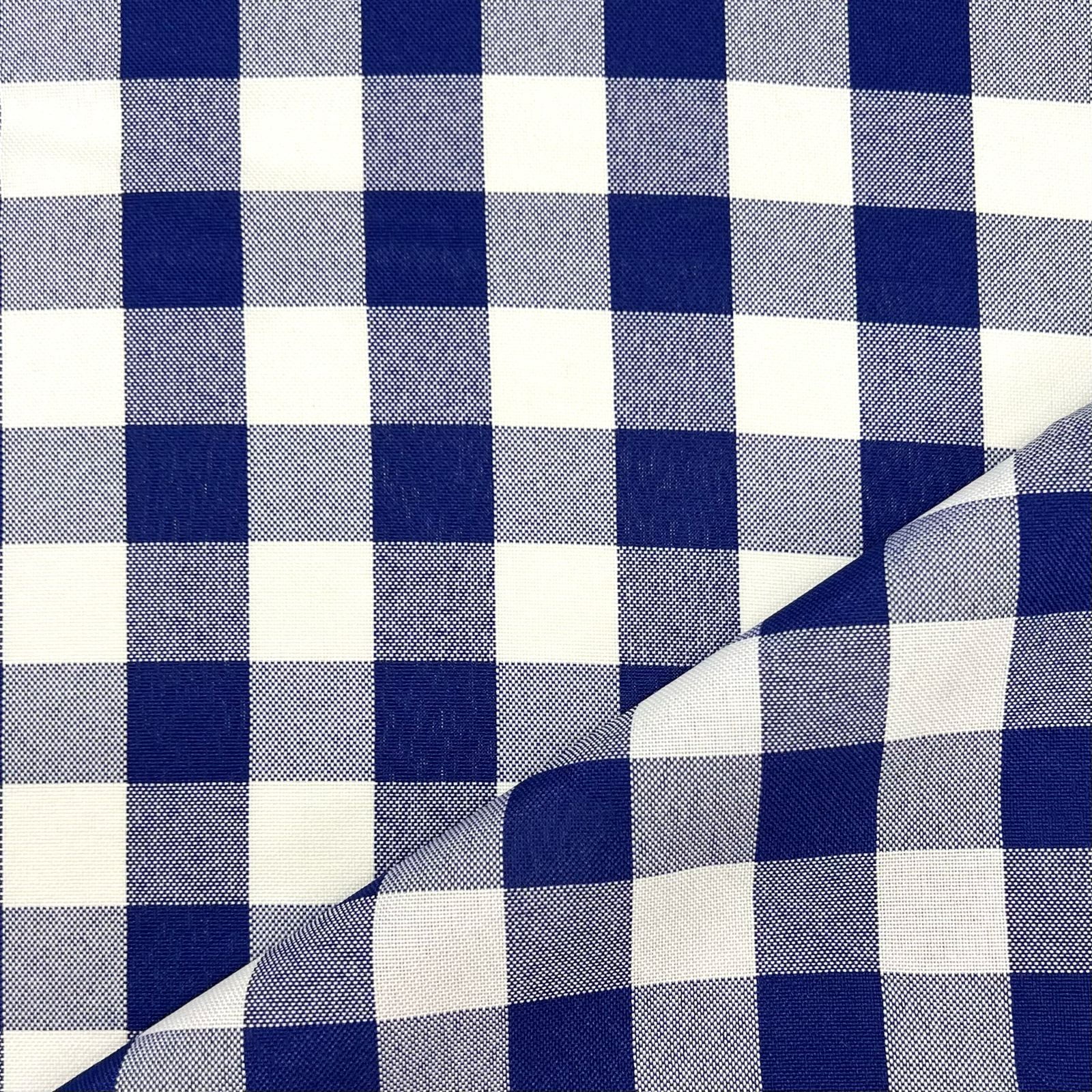 Oxford Xadrez Médio Azul Royal