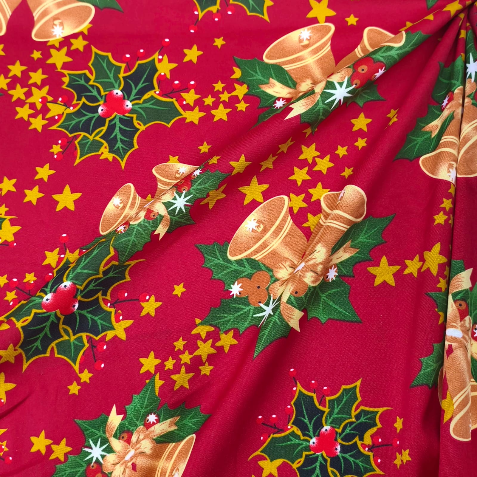 Toalha Natal Especial com Brilho Dourado I