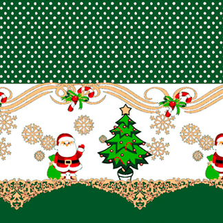 Toalha Natal Natal Elegante
