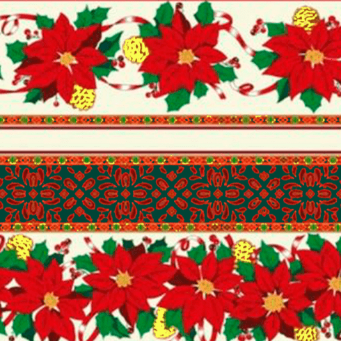 Toalha Natal Natal Florido