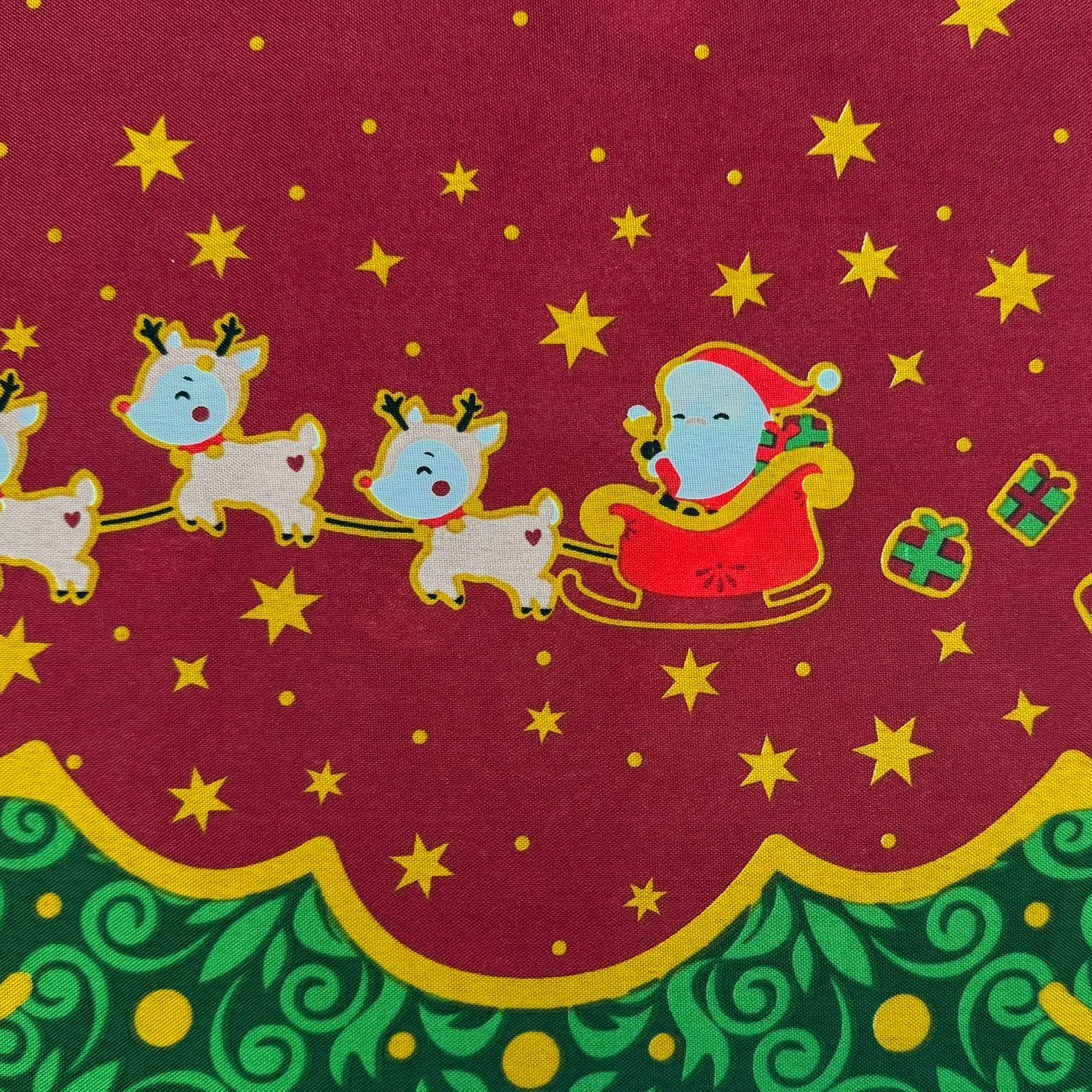 Toalha Natal Oxford Passeio do Noel RRR