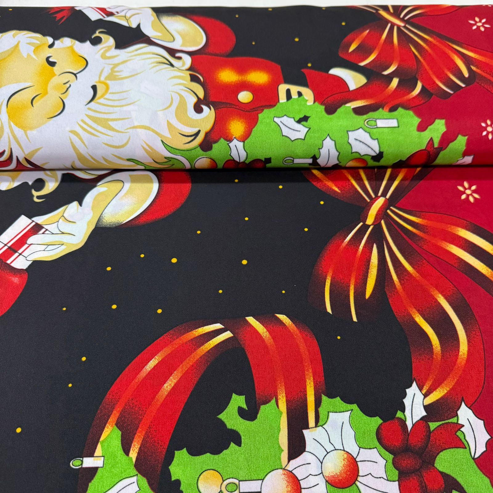 Toalha Natal Papai Noel Feliz FIND