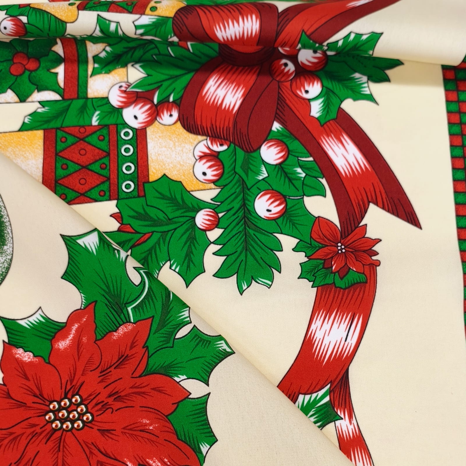 Toalha Natal Velas e Artigos Natalinos