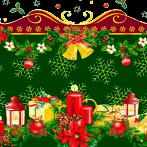 Toalha Natal Velas e Esperança