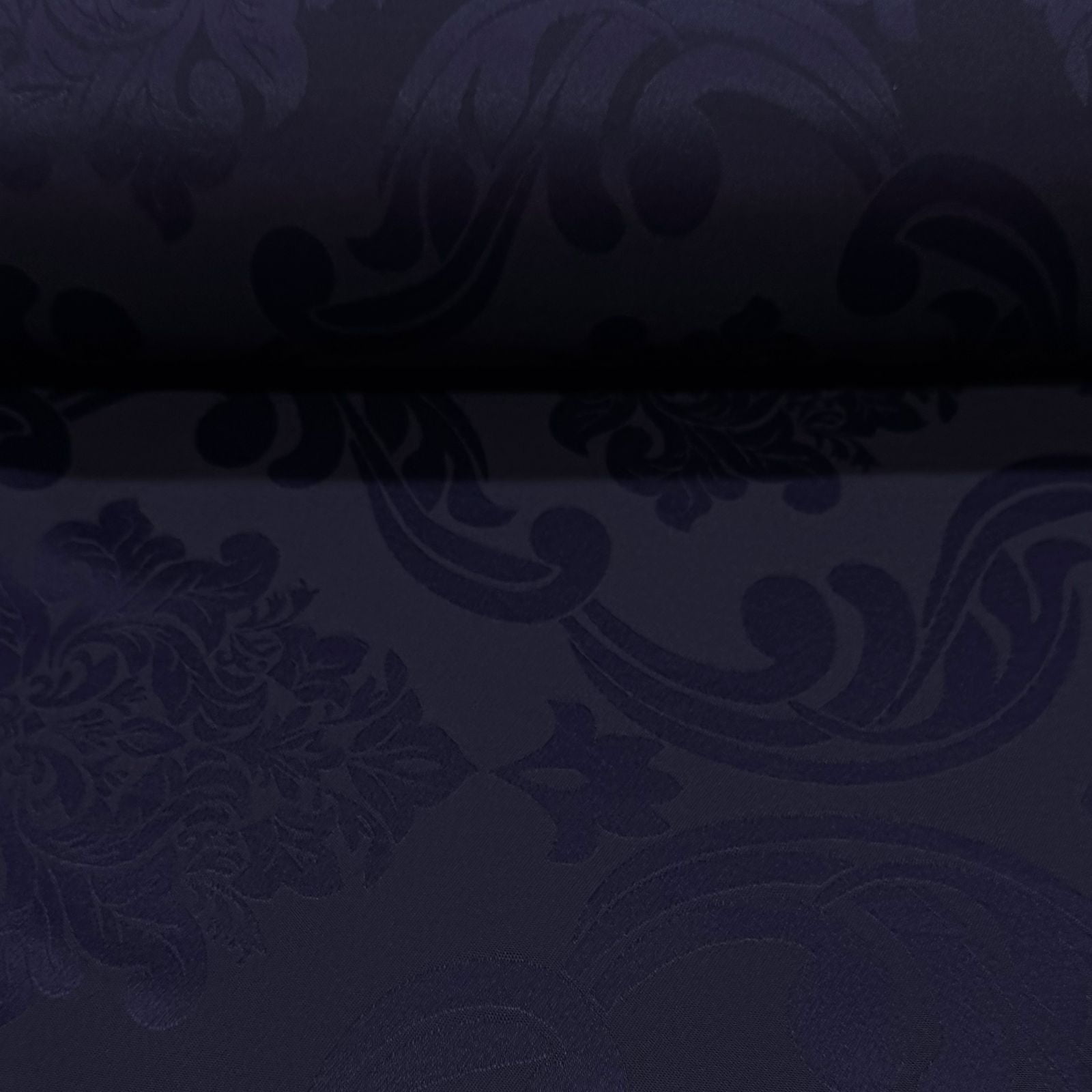 Tecido Jacquard Azul Marinho