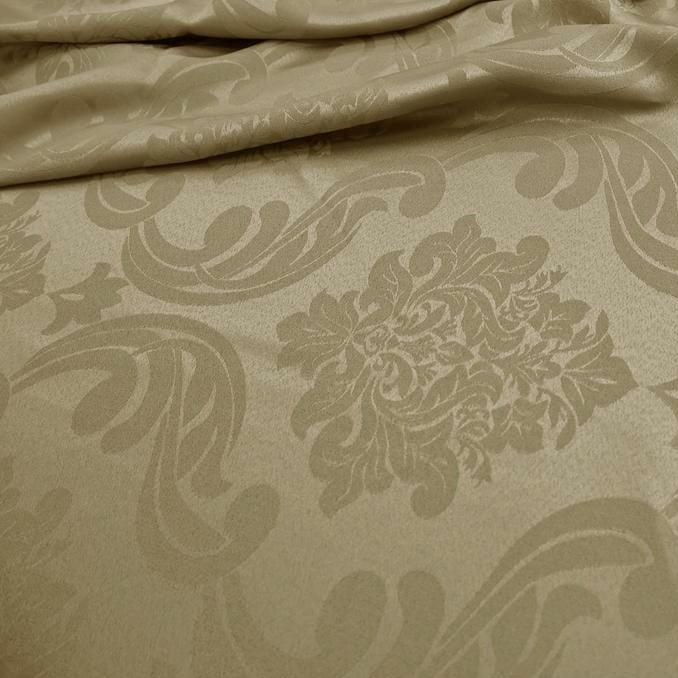 Tecido Jacquard Bege Escuro