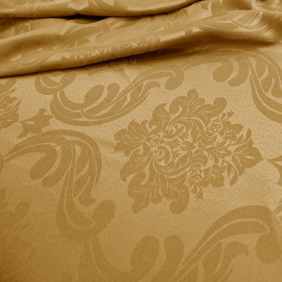 Tecido Jacquard Dourado