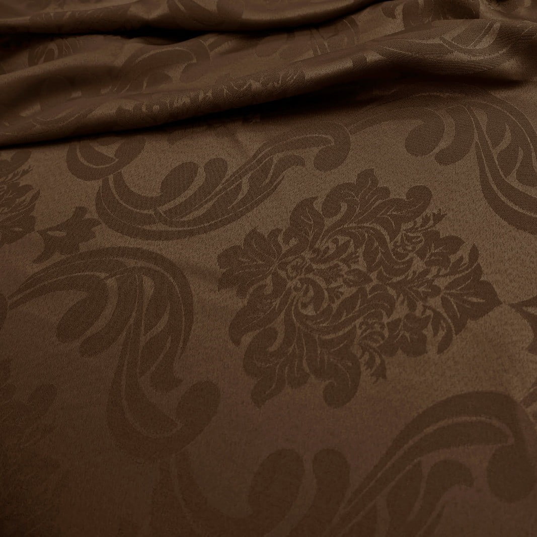 Tecido Jacquard Marrom Escuro