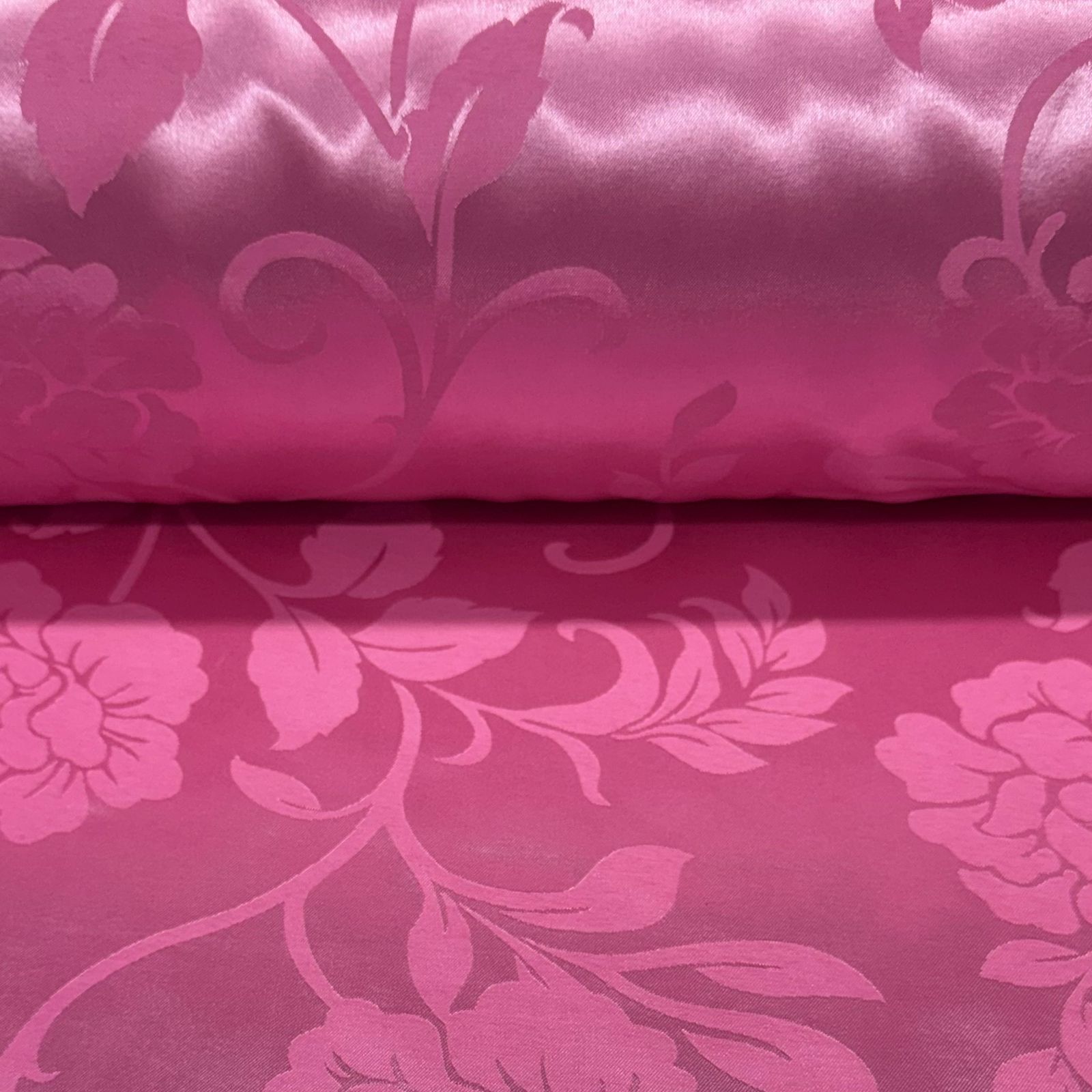 Tecido Jacquard Rosa RELÂMPAGO