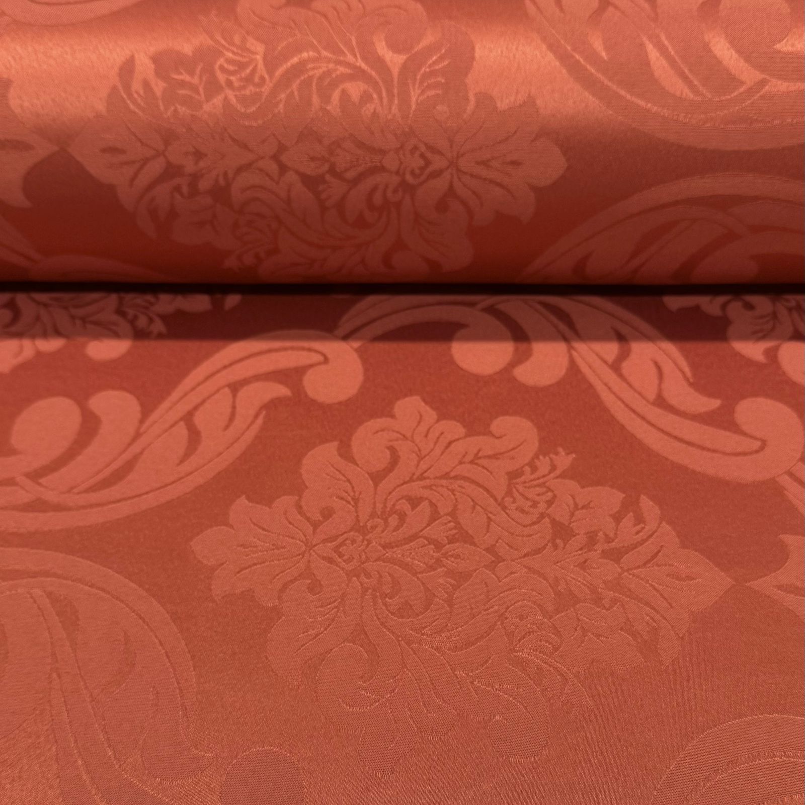 Tecido Jacquard Terracota