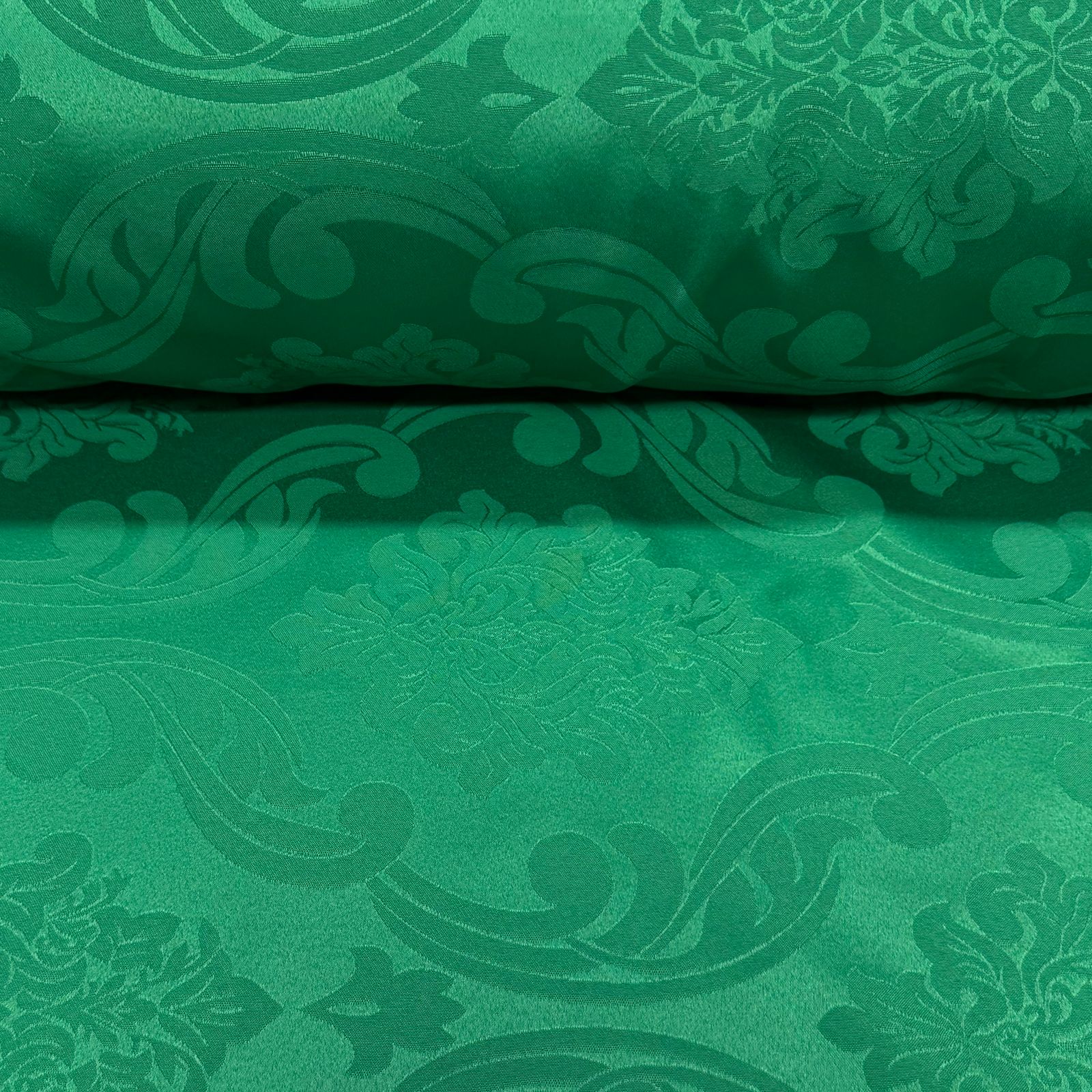 Tecido Jacquard Verde Bandeira