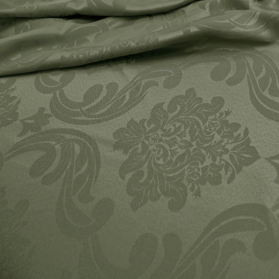 Tecido Jacquard Verde Musgo
