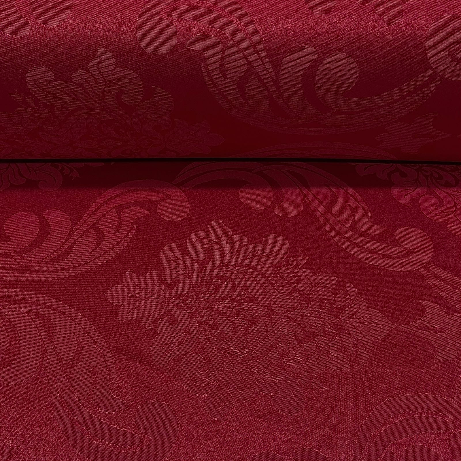 Tecido Jacquard Vermelho Noel