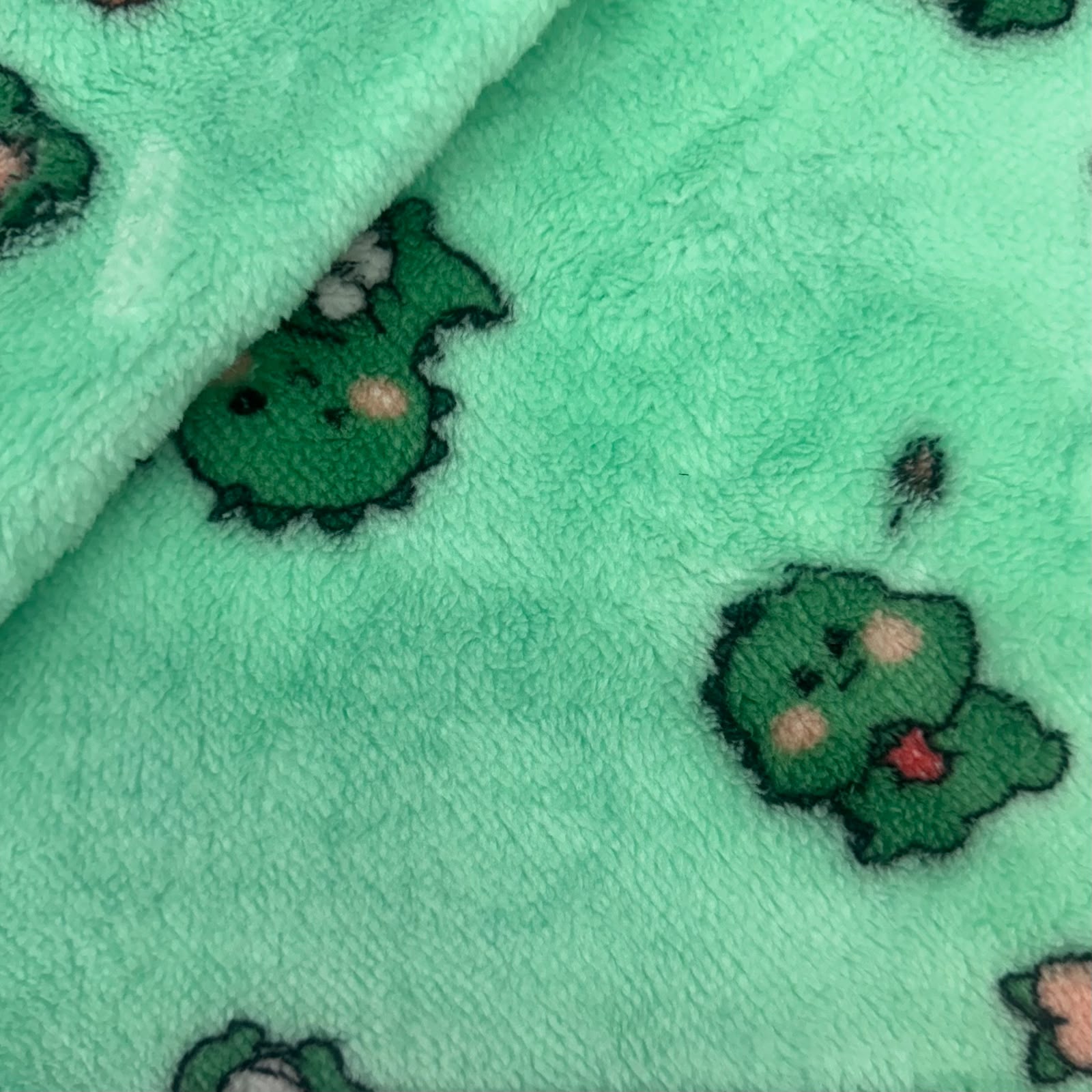 Sherpa Estampada Dinos Verde