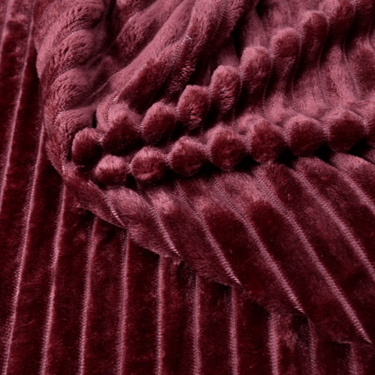 Mantinha Fleece Canelado 2,50m Marsala