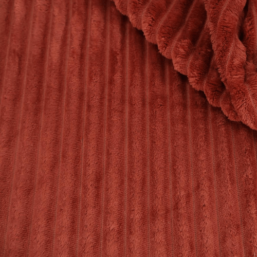 Mantinha Fleece Canelado 2,50m Terracota
