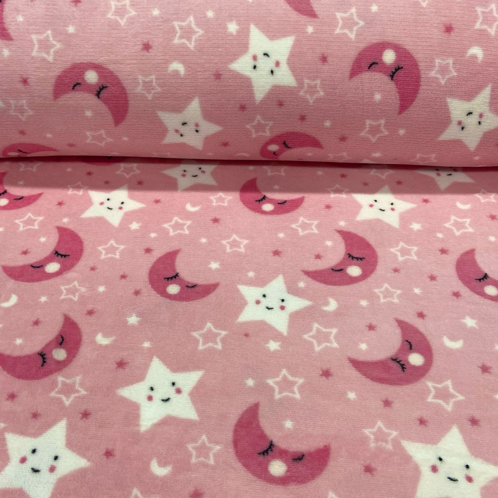 Fleece Noite Encantada Rosa