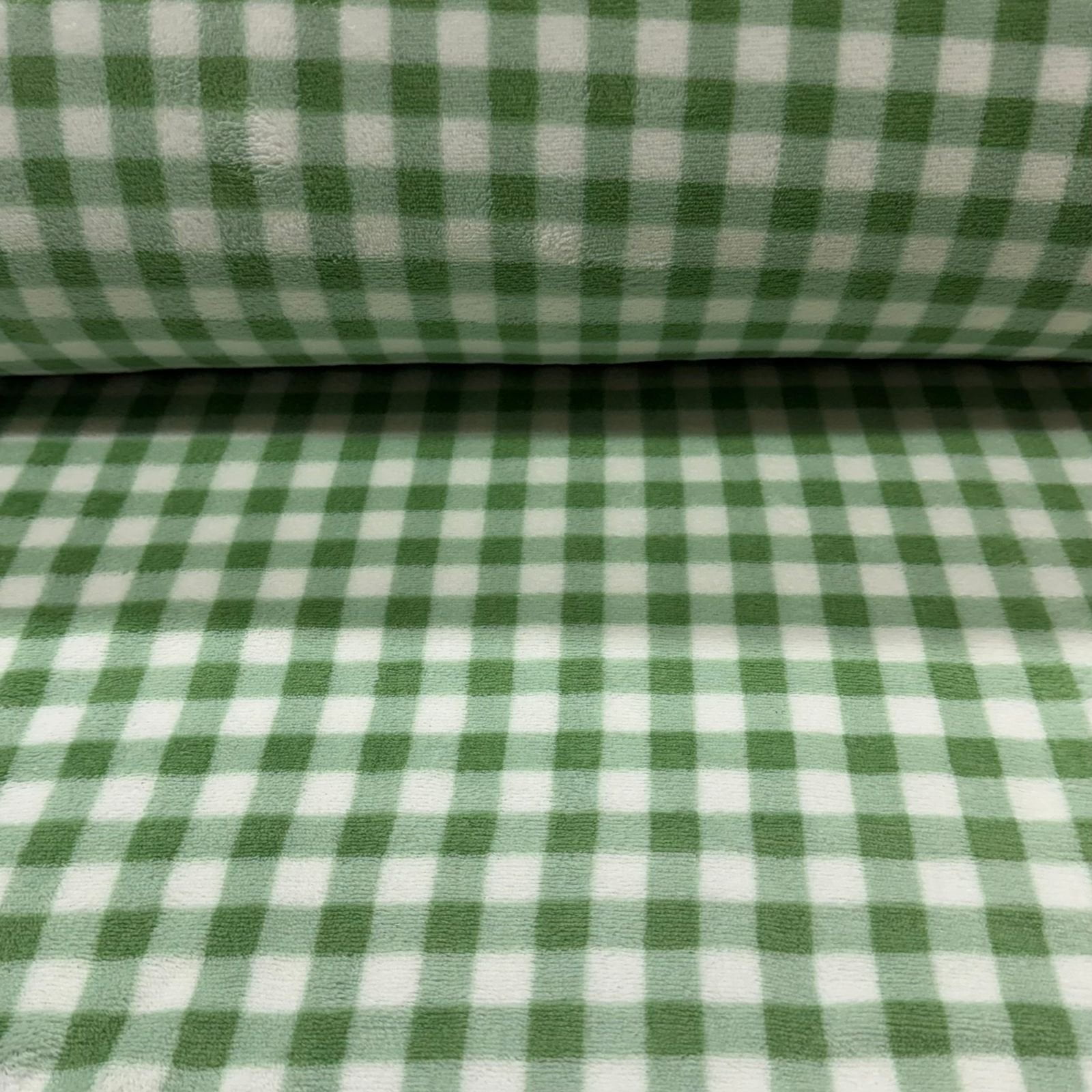 Fleece Xadrez Verde
