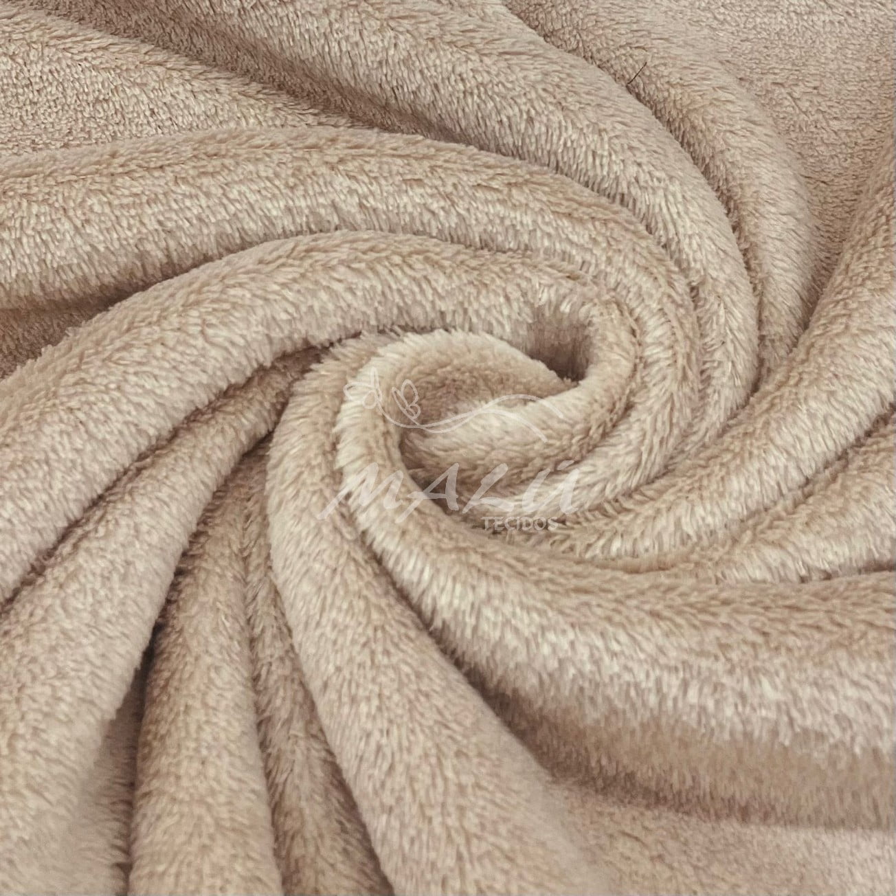 Mantinha Fleece Premium Bege 2,10m