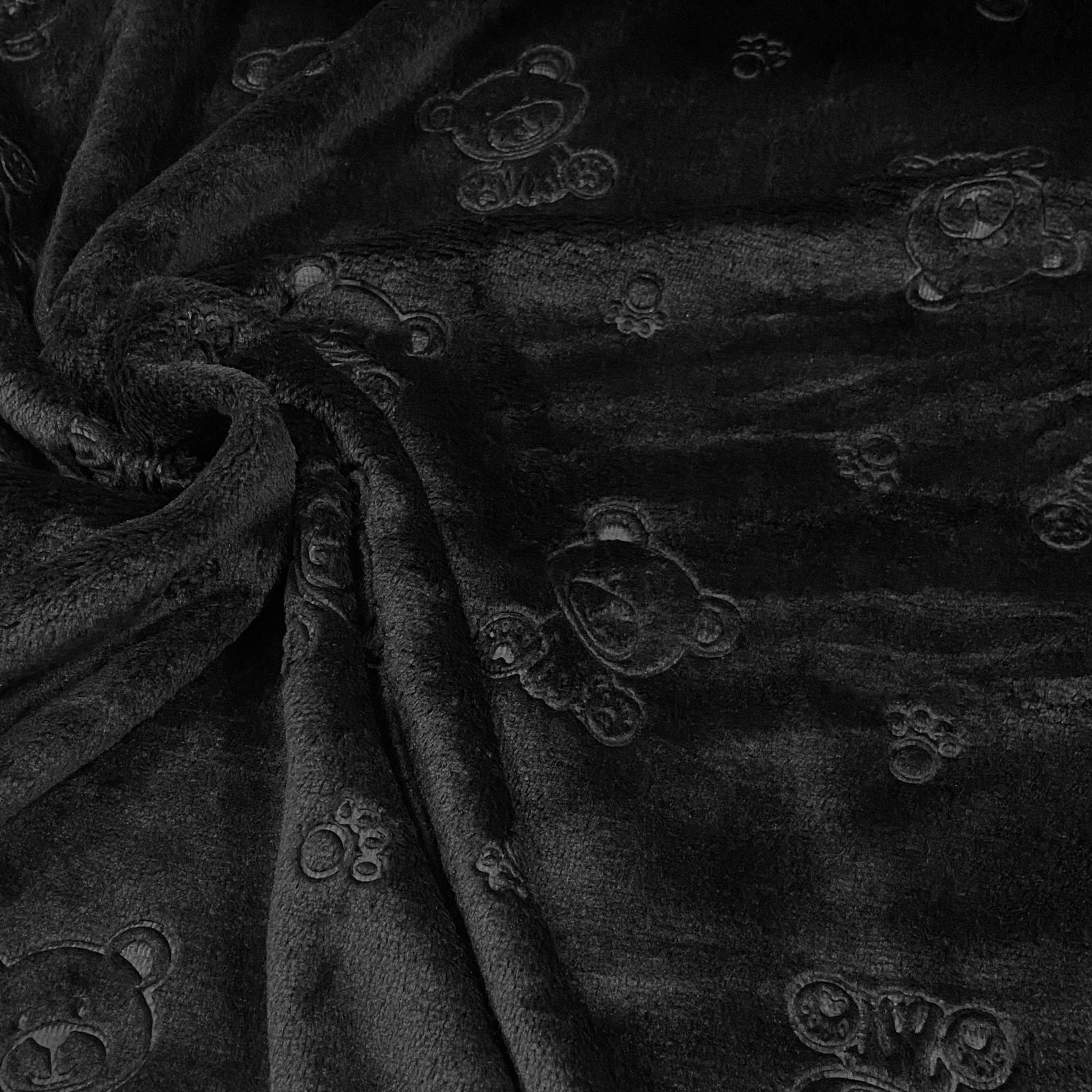 Fleece Revelo 3D Ursinho Preto 