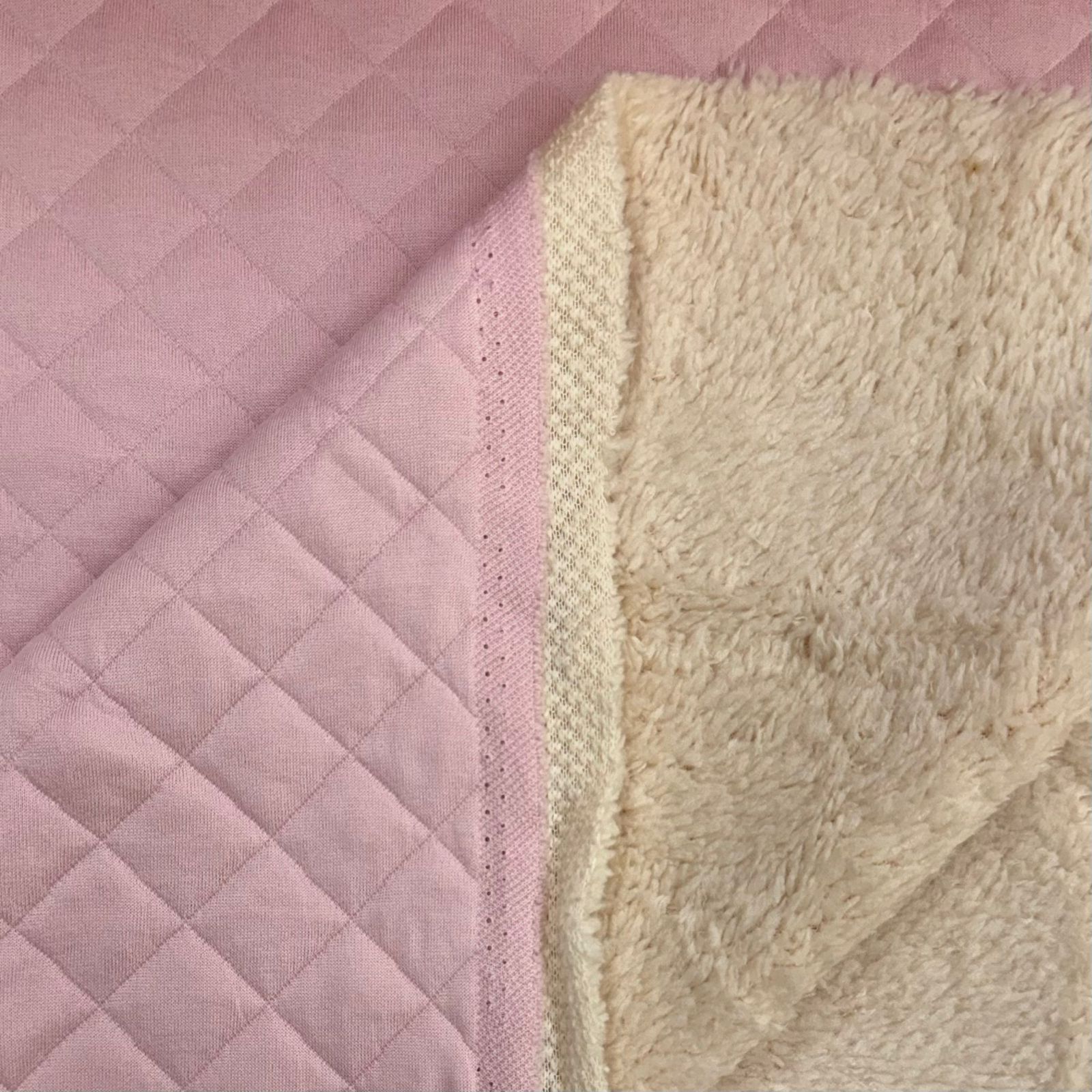 Matelassê Carneirinho Rosa Bebê