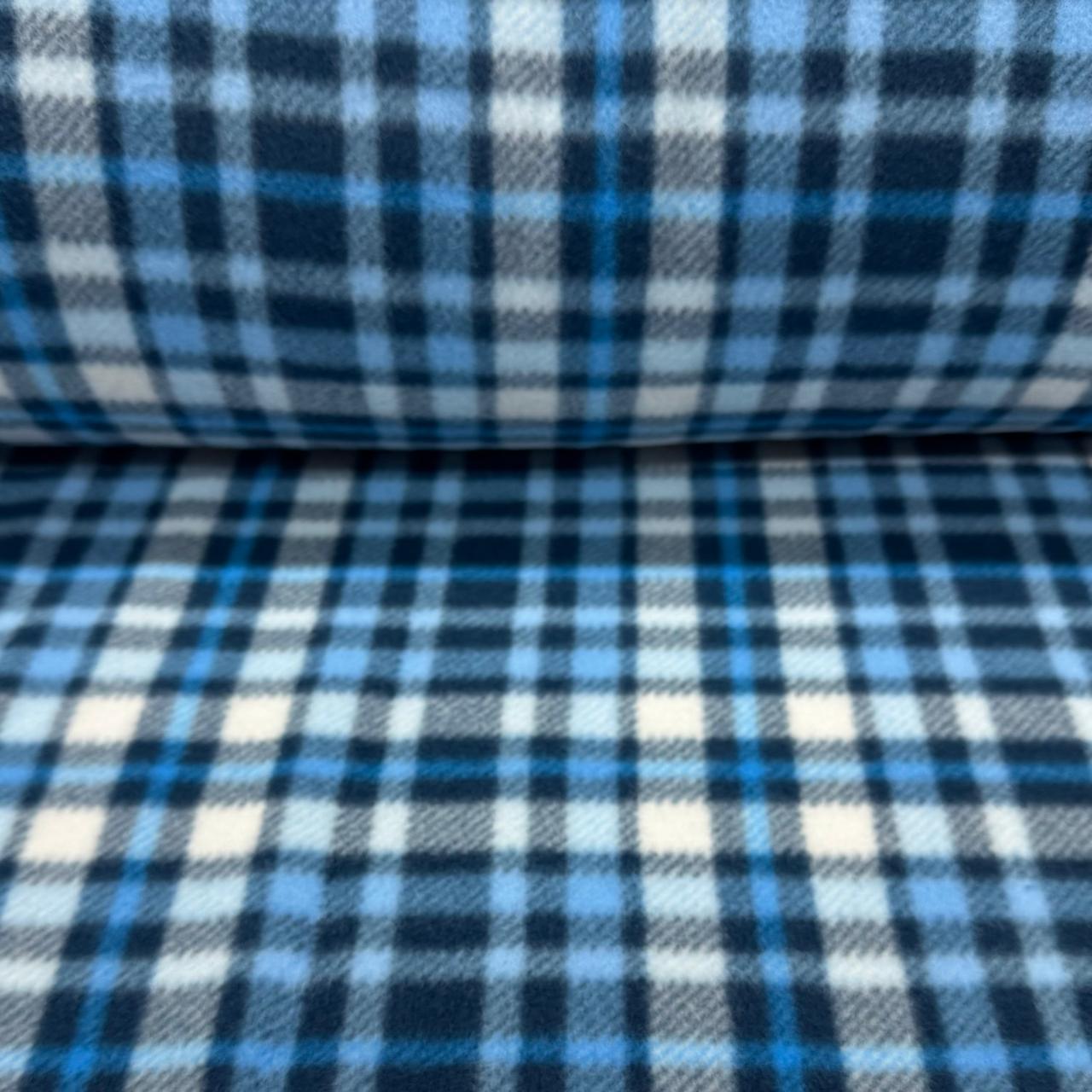 Soft Xadrez Azul e Branco 