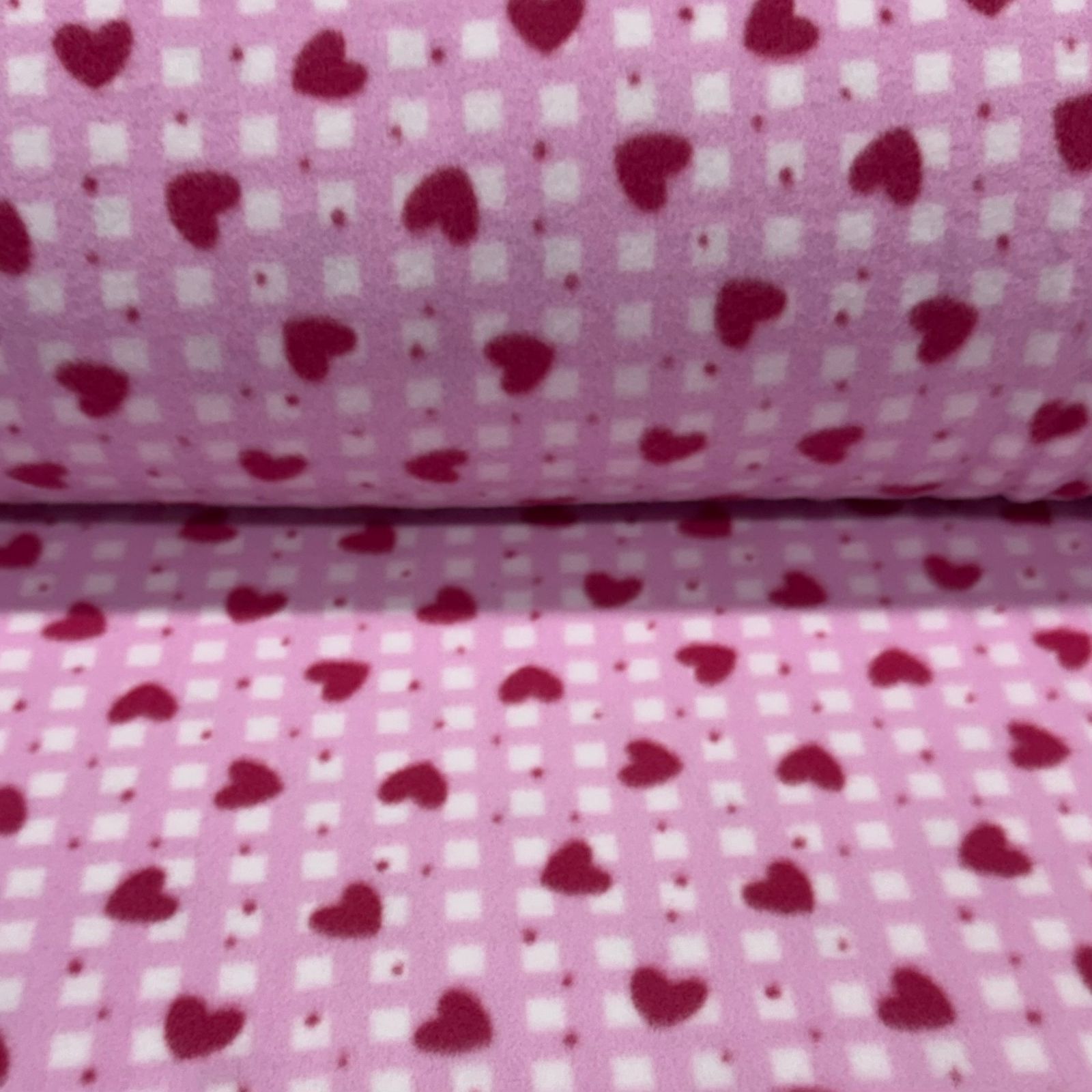 Soft Xadrez e Corações Rosa 