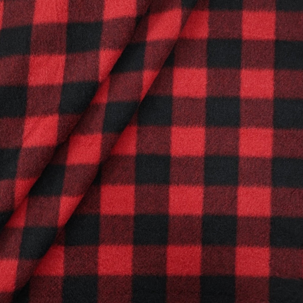 Soft Xadrez Preto Vermelho 