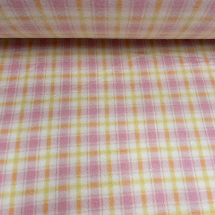 Soft Xadrez Rosa e Amarelo