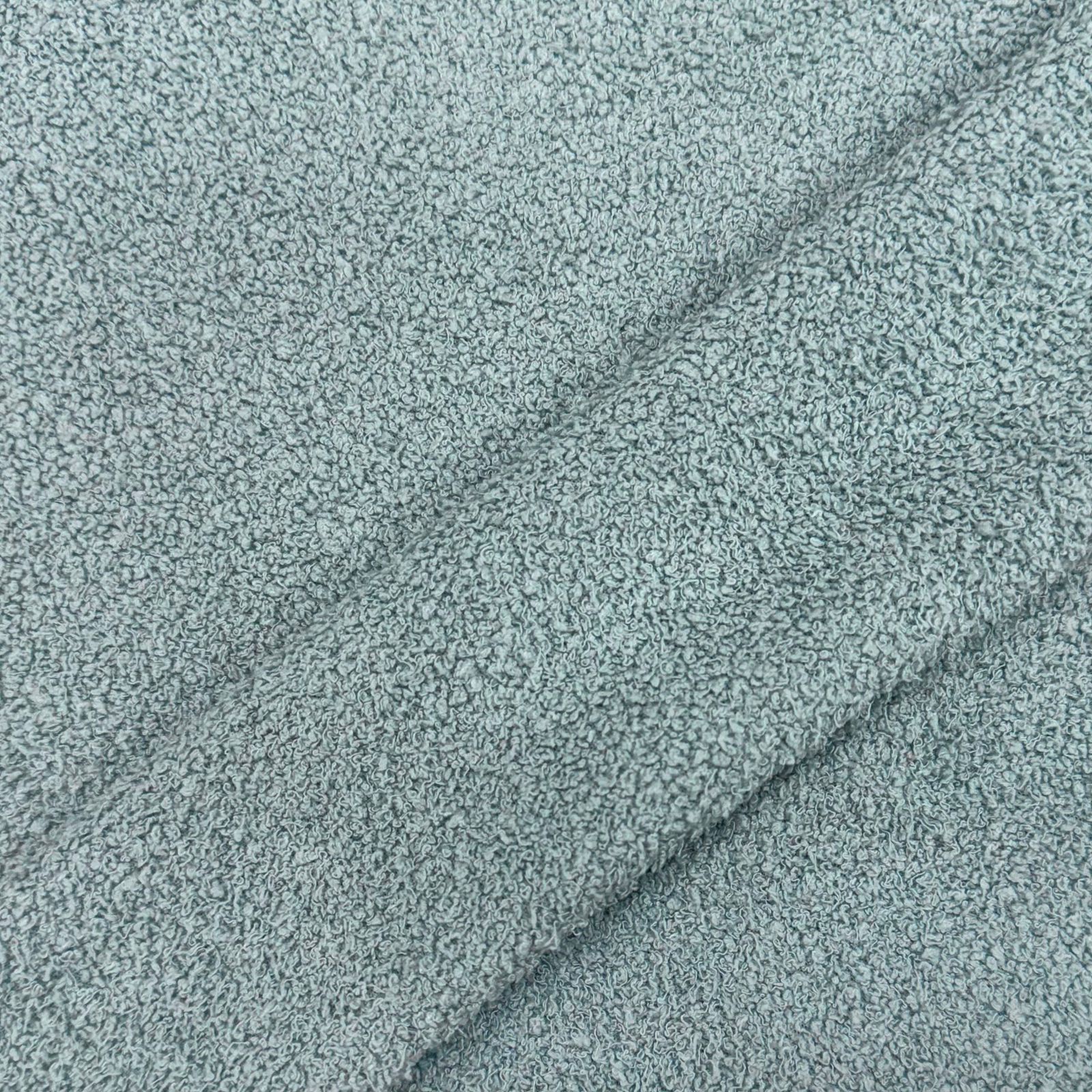 Tecido Pelúcia Mini Teddy Azul Bebê 