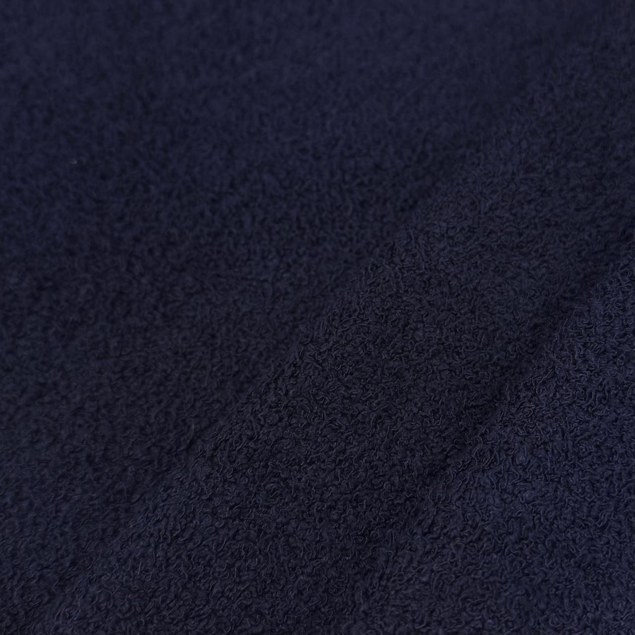 Tecido Pelúcia Mini Teddy Azul Marinho 