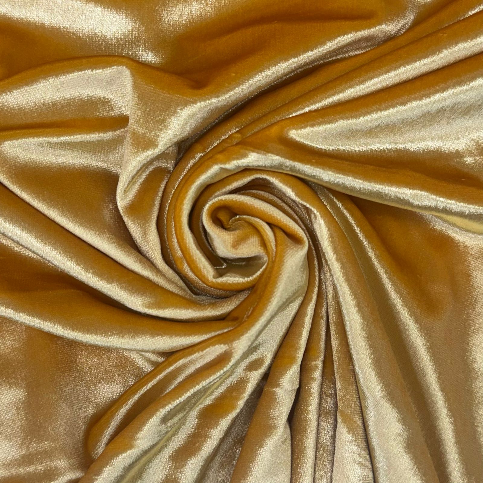 Veludo Cristal Amarelo Ouro 