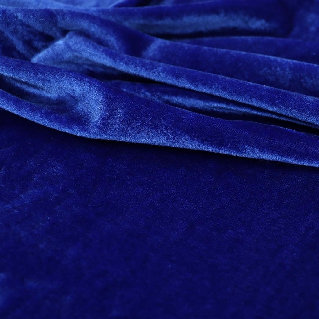 Veludo Cristal Azul Royal