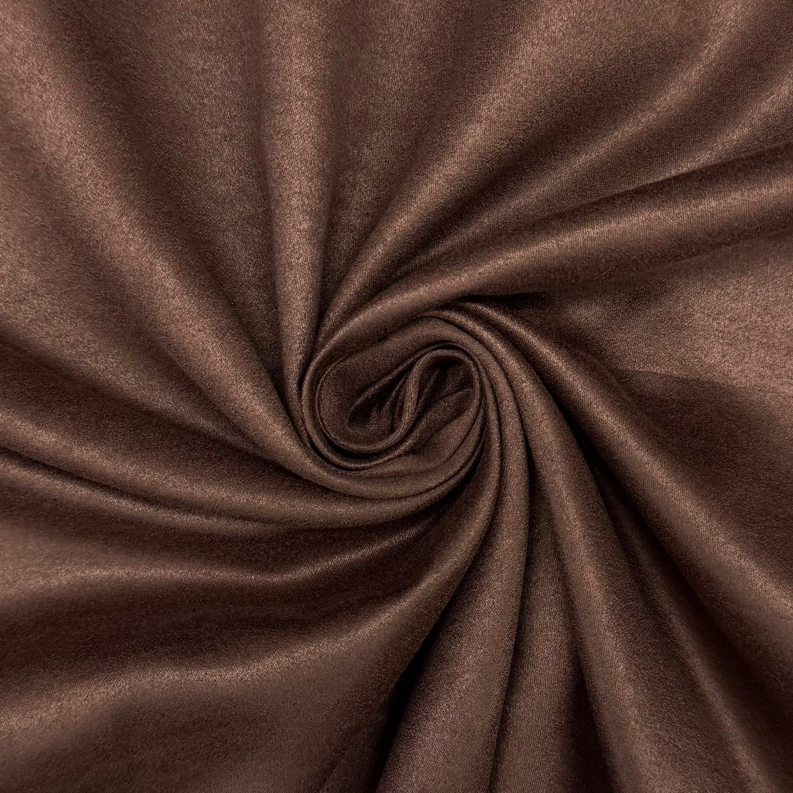 Veludo Suede Camurça Marrom Chocolate 