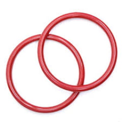 Argola de Plástico Vermelha 1un
