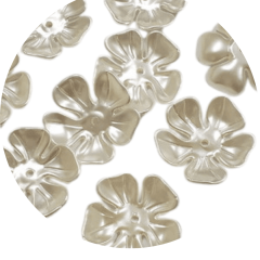 Flor de Pérola 3.6mm  4un