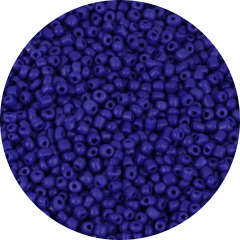 Miçanga Simples Azul Royal 25g