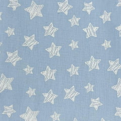 Kit Tricoline Baby Blue 6 Cortes de 50x70cm