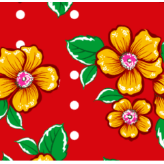 Chitinha Floral no Vermelho RRR