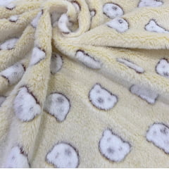 Fleece Relevo Ursinho Amarelo APOCALIPSE