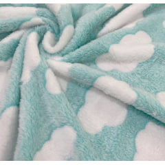 Fleece Relevo Nuvem Verde Água APOCALIPSE