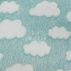 Fleece Relevo Nuvem Verde Água APOCALIPSE