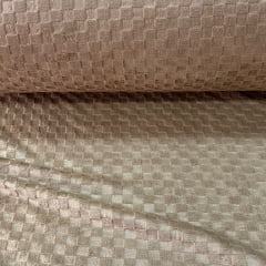 Fleece Quadriculado Bege Camurça APOCALIPSE