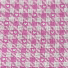 Chitinha Xadrez Coração Rosa RRR