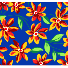 Chitinha Azul Floral RRR