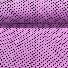 Viscose Petit Poa Rosa Bebê DOMINGO