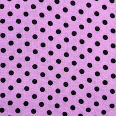 Viscose Petit Poa Rosa Bebê DOMINGO