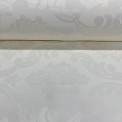 Tecido Jacquard Marfim  RRR