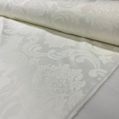 Tecido Jacquard Marfim