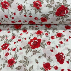 Lençol Elegance Rosas Vermelhas RRR